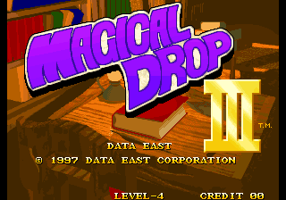 Magical Drop III Title Screen